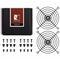 Noctua NA-FG1-9 Sx2 L&uuml;ftergitter 92 mm - schwarz