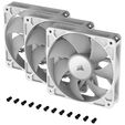 Corsair RS ARGB PWM Fans - Triple-pack, 120 mm, white image number null