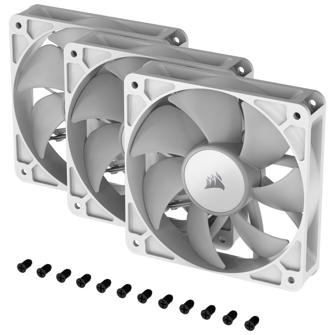 Corsair RS ARGB PWM Fans - Triple-pack, 120 mm, white image number 13