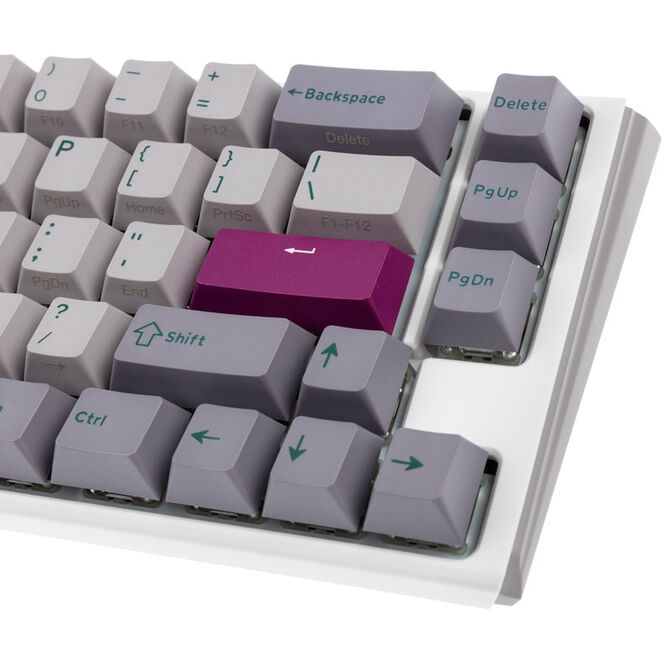Ducky One 3 Mist Grey SF Gaming Keyboard, RGB LED - MX-Red (US) image number 6