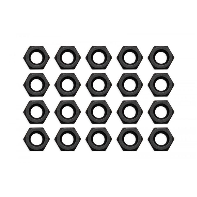 EK Water Blocks EK-Loop Nuts Set M4 - 20 St&uuml;ck - schwarz image number 0