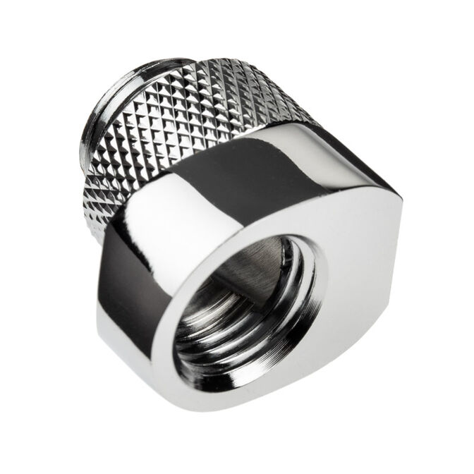 Alphacool Eiszapfen G1/4 inch extension offset MF 8 - chrome image number 0
