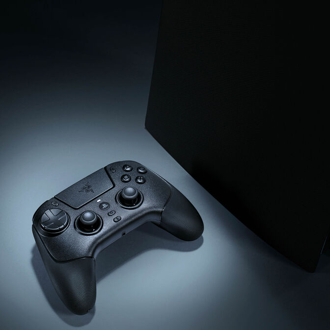 Razer Raiju V3 Pro Wireless PS5/PC Controller, Pro Buttons, Symmetrical Layout - Black image number 8