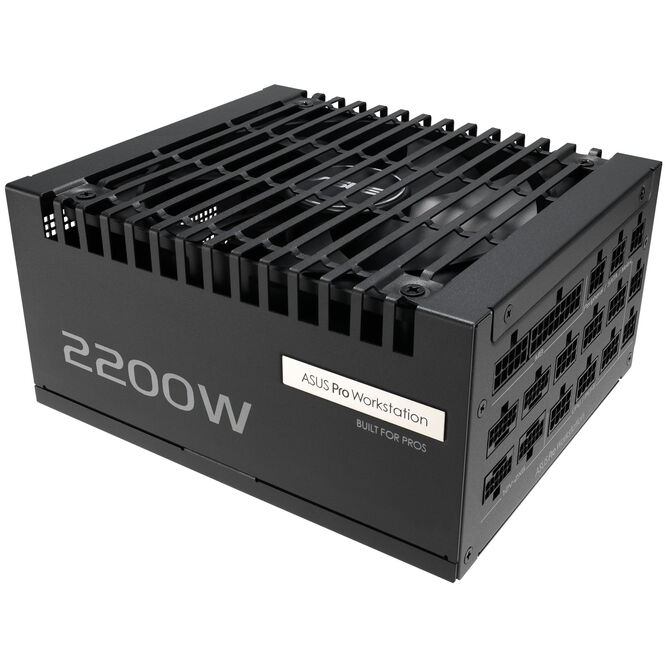 ASUS Pro WS Platinum, 80 PLUS Platinum power supply, modular, ATX 3.1, PCIe 5.1 - 2200 Watts image number 0