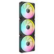 Corsair iCUE Link LX120 RGB, PWM L&uuml;fter, 3er Pack - 120mm, schwarz image number null