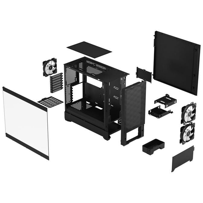 Fractal Design Pop Air RGB Black TG Clear Tint Midi-Tower - schwarz image number 9