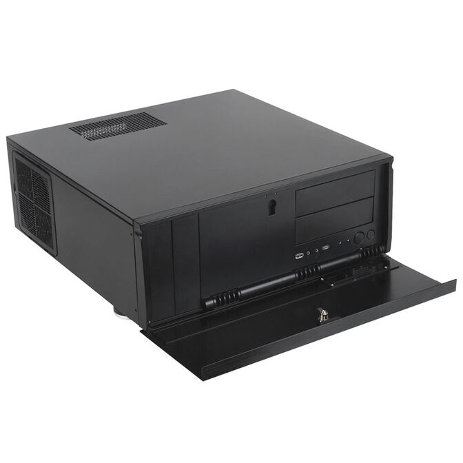 SilverStone SST-GD07B-C - Grandia Airflow Desktop, USB-C - schwarz image number 4