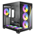 Antec C5 Computer Case, Mid-Tower, ATX, RGB, Tempered Glass - black image number null