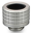 Thermal Grizzly DeltaMate Fitting, Brass, G1/4&rdquo; Thread - Nickel, HT14 image number null