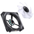 Jonsbo ZL-120B L&uuml;fter, PWM, ARGB - 120mm, schwarz, 3er-Pack image number null