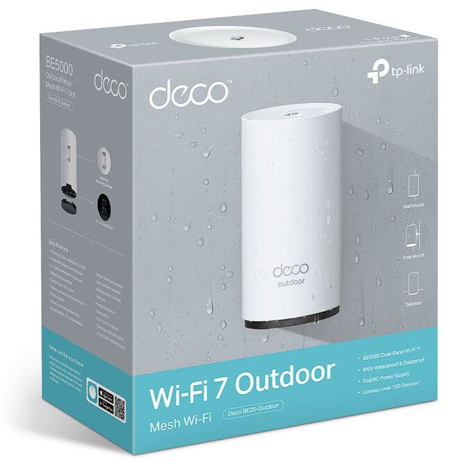 TP-Link Deco BE25-Outdoor Mesh-WiFi-Router, Wi-Fi 7, IP65 - wei&szlig; image number 3