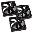 Noiseblocker NB-eLoop Fan B12-PS Black Edition - 120mm PWM, 3 pieces image number null