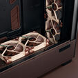 Antec Flux Pro Noctua Edition PC-Geh&auml;use, Midi-Tower, E-ATX, Tempered Glass - braun/schwarz image number null