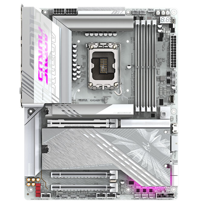 GIGABYTE Z890 AORUS Elite X ICE Mainboard, LGA 1851, Intel Z890, ATX, DDR5 image number 2