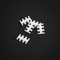 King Mod Service 6-Slot Kabelkamm 3mm klein - wei&szlig; - 5er Set