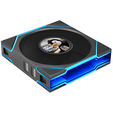 Lian Li UNI FAN TL LCD FLEX Wireless L&uuml;fter, ARGB und LCD - 120mm, schwarz, 3er-pack mit Controller image number null