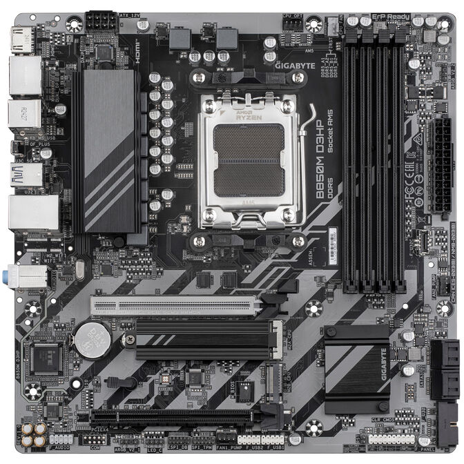 GIGABYTE B850M D3HP Motherboard, socket AM5, AMD B850, mATX, DDR5 image number 2