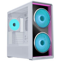 Lian Li LANCOOL 217 INF PC-Geh&auml;use, Midi-Tower, Tempered Glass, RGB-Beleuchtung - wei&szlig;