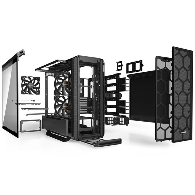 be quiet! Silent Base 802 Window Midi-Tower - Tempered Glass, schwarz image number 4