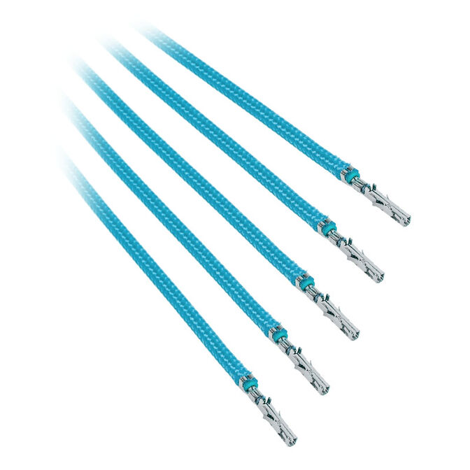 BitFenix Alchemy 2.0 PSU Cable, 5x 60cm - hellblau image number 1
