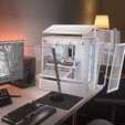 Corsair Frame 4000D RS ARGB PC-Geh&auml;use, Midi-Tower, E-ATX, RGB, Tempered Glass - wei&szlig; image number null