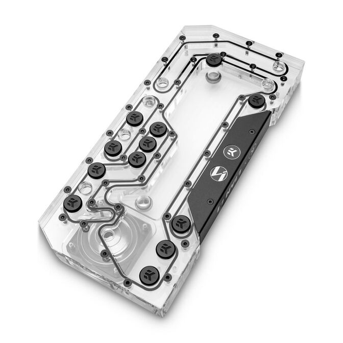 EK Water Blocks EK-Mana G2 PC-O11D EVO ARGB Distroplate, D5, D-RGB - Acryl image number 0