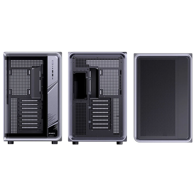 Jonsplus BO400CG PC-Geh&auml;use, Midi-Tower, ATX, Tempered Glass - gunmetal grey image number 3