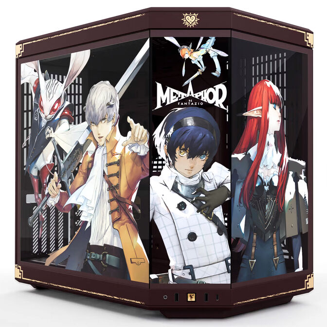 HYTE Y70 Metaphor: ReFantazio PC-Geh&auml;use, Midi-Tower, E-ATX, Tempered Glass - bordeauxrot image number 0