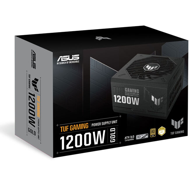 ASUS TUF Gaming 1200W Gold 80 PLUS Gold power supply, modular - 1200 Watt image number 9