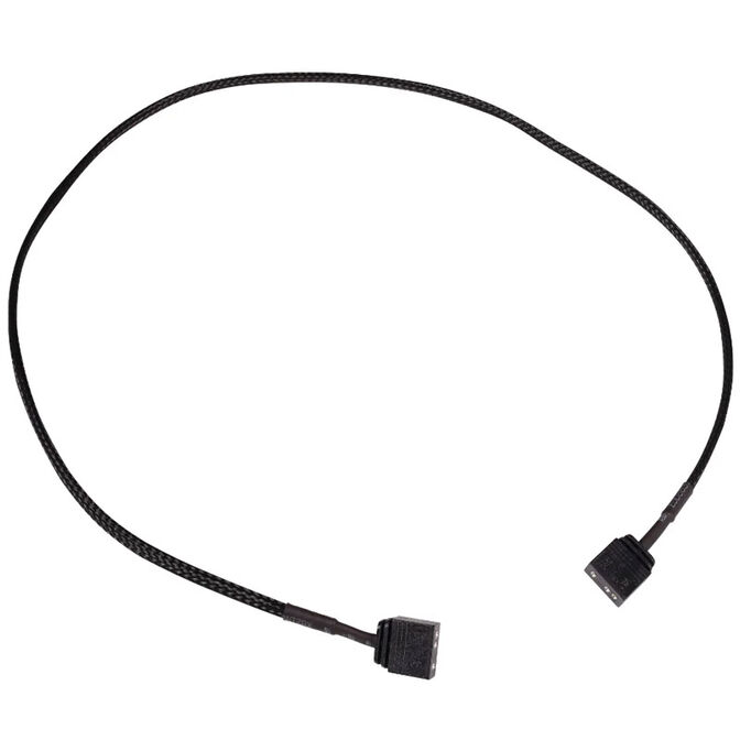 Alphacool Extension aRGB 3-Pin to 3-Pin, sleeved - 60cm image number 0