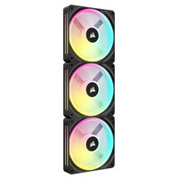 Corsair iCUE LINK QX120 RGB Series, PWM L&uuml;fter, 3er Pack inkl. RGB-Controller - 120mm, schwarz, Star