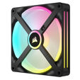 Corsair iCUE LINK QX140 RGB Series, PWM Fan - 140mm, black image number null