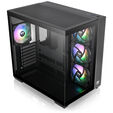 Thermaltake View 380 TG ARGB PC Case, Mid Tower, ATX, ARGB, Tempered Glass - Black image number null