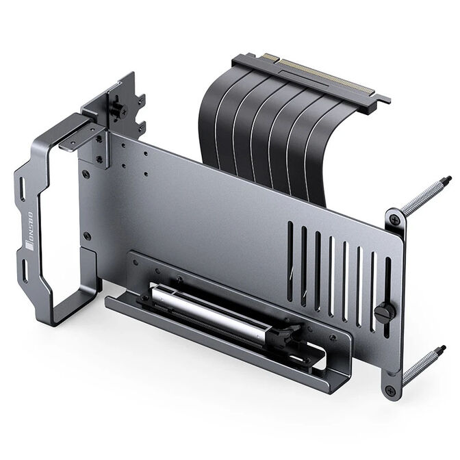 Jonsbo A50 vertikaler Grafikkartenhalter, PCIe 5.0 Kabel, 175mm - grau image number 0
