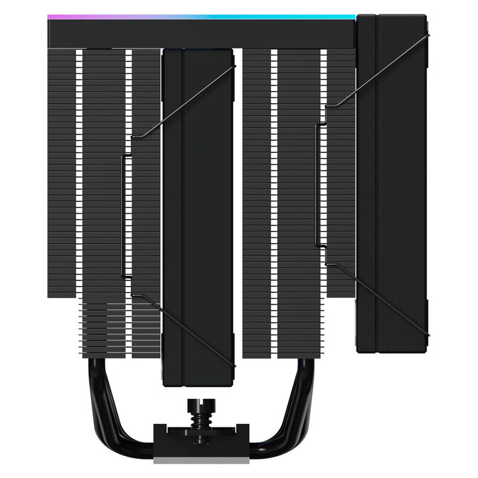 Alpenf&ouml;hn Matterhorn 2 Aurora Max CPU Cooler, 250 W TDP, Dual-Tower, 2x 120 mm PWM, ARGB &ndash; Black image number 6