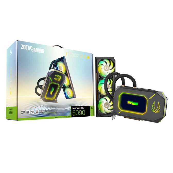 ZOTAC GAMING GeForce RTX 5090 ARCTICSTORM AIO, 32768 MB GDDR7 image number 0