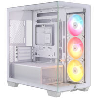 Corsair 2800X RS-R ARGB PC Case, Mini Case, mATX, Tempered Glass - including 3x 120mm Fans, White