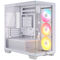 Corsair 2800X RS-R ARGB PC Case, Mini Case, mATX, Tempered Glass - including 3x 120mm Fans, White