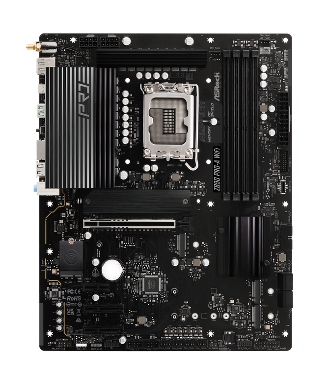 ASRock Z890 Pro-A WiFi, Intel Z890 Mainboard, Sockel LGA 1851, Intel Z890, ATX, DDR5 image number 3