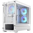 Fractal Design Pop Mini Air RGB Clear Tint Micro-ATX Case, Tempered Glass - white image number null