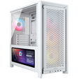 CORSAIR FRAME 4000D LCD RS PC-Geh&auml;use, Midi-Tower, ATX, ARGB, Tempered Glass - wei&szlig; image number null