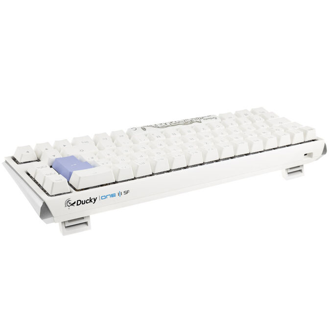 Ducky One 3 Classic Pure White SF Gaming Keyboard, RGB LED - MX-Brown image number 2