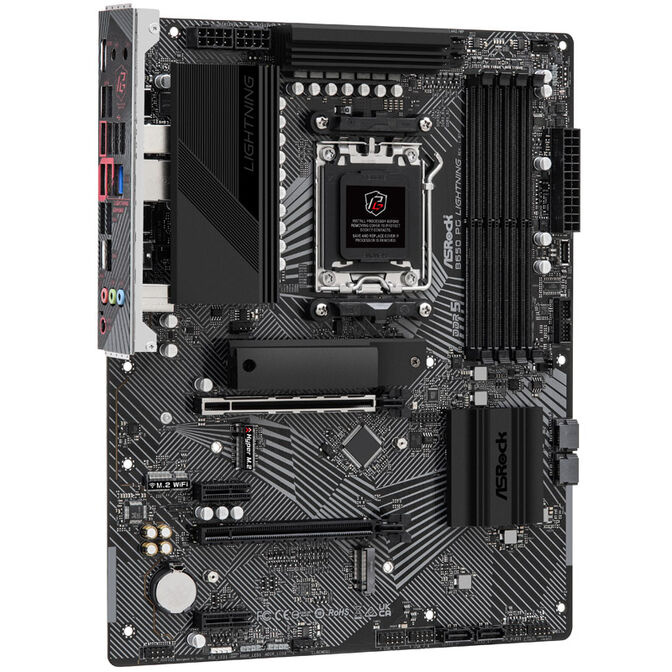 ASRock B650 PG Lightning, AMD B650 Mainboard - Sockel AM5, DDR5 image number 1