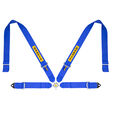 Sabelt Sim Seatbelts Kit, 4-point harness, with mounting kit, compatible with P, S, and X series - blue image number null