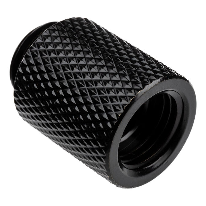 Alphacool Eiszapfen Extension 20mm G1/4 Female to G1/4 Male - Black image number 0