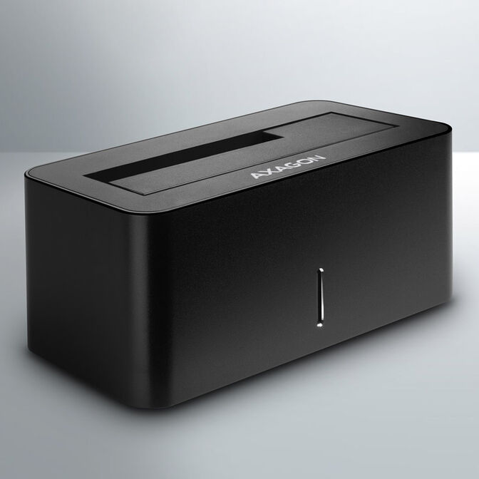 AXAGON ADSA-SN Dockingstation, USB 3.0, 1x 2,5"/3,5" SSD/HDD, SATA 6 - schwarz image number 4