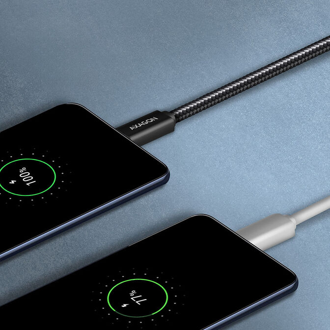 AXAGON BUCM32-CM05AB USB-C-Verl&auml;ngerungskabel, USB 3.2, 240W PD - 50cm, schwarz image number 5