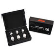 Thermal Grizzly DeltaMate Rotary Fitting - 90 Degrees, Gloss Nickel, Pack of 6 image number null