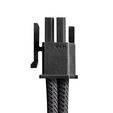 CableMod Universal Pro ModMesh 16-Pin zu 16-Pin-Kabel, Sleeved, StealthSense - carbon, 60 cm image number null