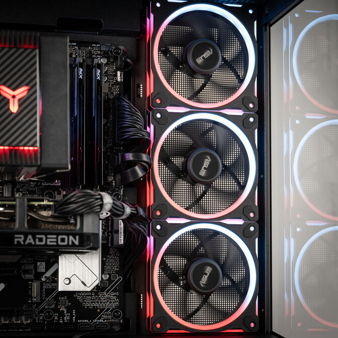 King Mod Systems Powered by ASUS Gaming-PC BattleReady, AMD Ryzen 5 7500F, RX 9060 XT - Fertig-PC mit Windows image number 6